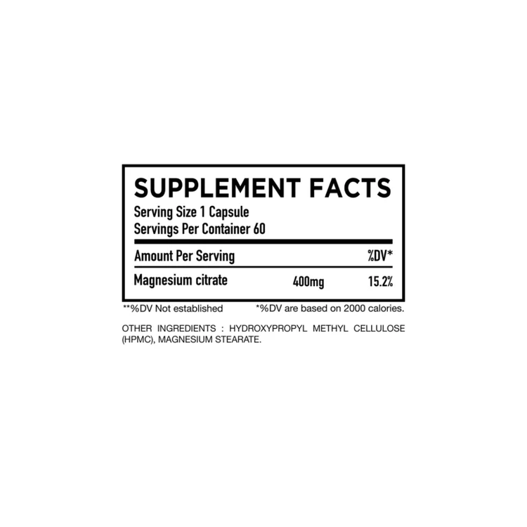 HC Nutrition Magnesium Citrate HC Nutrition