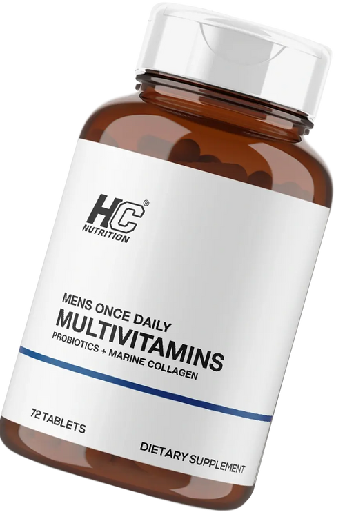 HC nutrition Men's Once daily multi-vitamin (72 Tablets) HC Nutrition