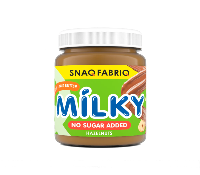 Snaq Fabriq milky Spread (No Sugar Added) 250g Puzzle Supps