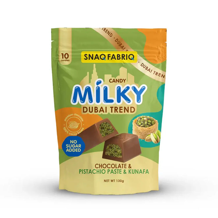 Milky Chocolate Candies with Filling Chocolate Kunafa 130g Puzzle Supps