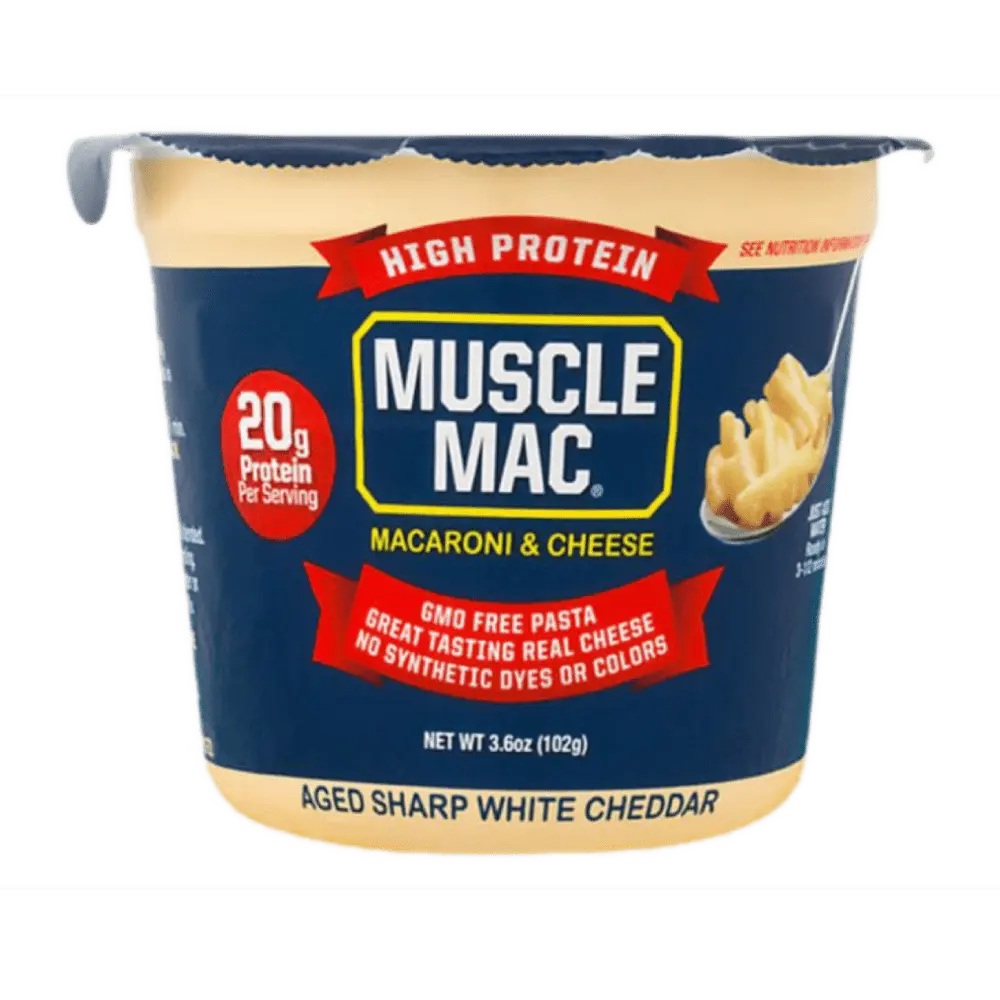 Muscle Mac High Protein Mac & Cheese | 20g Protein | GMO-Free Pasta | Vegetarian-Friendly | Healthy Comfort Food UAE Puzzle Supps