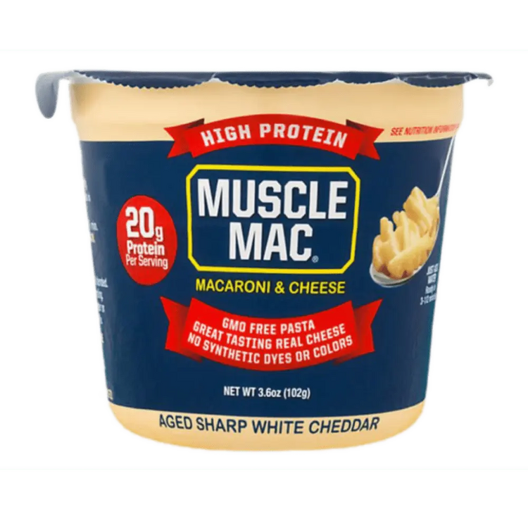 Muscle Mac High Protein Mac & Cheese | 20g Protein | GMO-Free Pasta | Vegetarian-Friendly | Healthy Comfort Food UAE Puzzle Supps