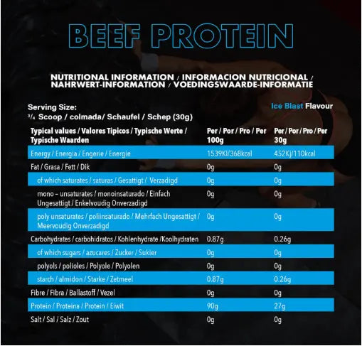NXT Nutrition Beef Protein Isolate 1.8kg - Pure, Potent, and Perfect for Performance NXT Nutrition