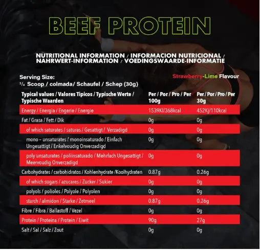 NXT Nutrition Beef Protein Isolate 1.8kg - Pure, Potent, and Perfect for Performance NXT Nutrition