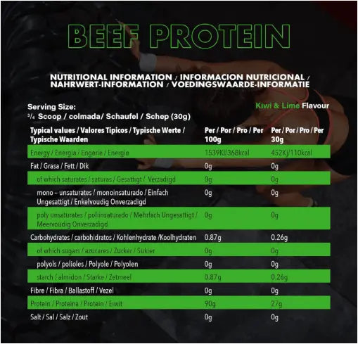 NXT Nutrition Beef Protein Isolate 1.8kg - Pure, Potent, and Perfect for Performance NXT Nutrition