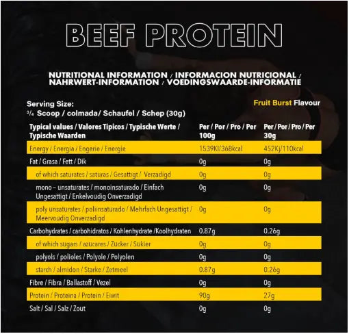 NXT Nutrition Beef Protein Isolate 1.8kg - Pure, Potent, and Perfect for Performance NXT Nutrition