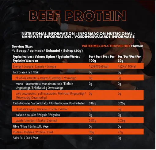NXT Nutrition Beef Protein Isolate 1.8kg - Pure, Potent, and Perfect for Performance NXT Nutrition