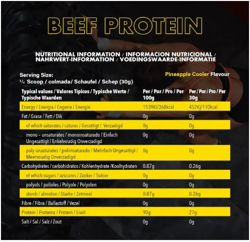 NXT Nutrition Beef Protein Isolate 1.8kg - Pure, Potent, and Perfect for Performance NXT Nutrition