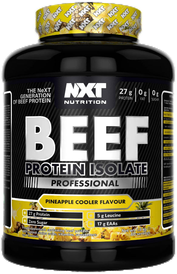 NXT Nutrition Beef Protein Isolate Professional 1.8kg - Pure protein , Potent, and Perfect for Performance NXT Nutrition