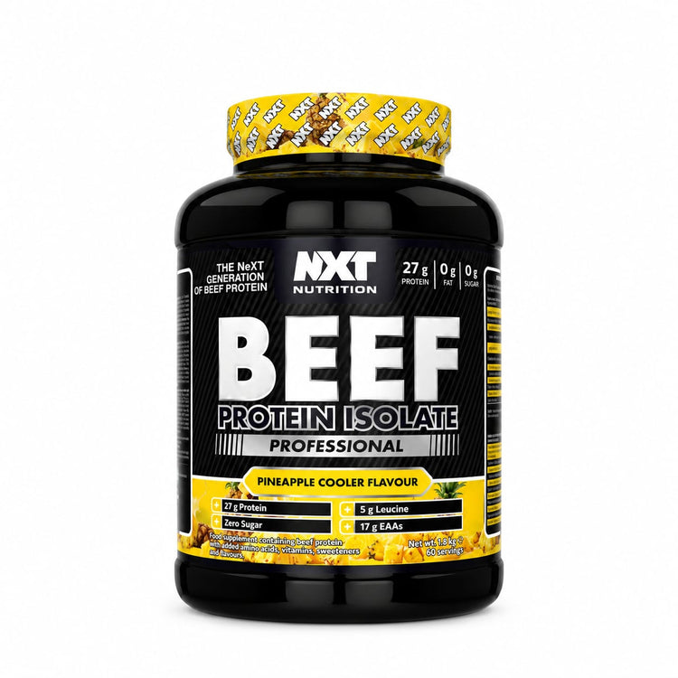 NXT Nutrition Beef Protein Isolate Professional 1.8kg - Pure protein , Potent, and Perfect for Performance NXT Nutrition