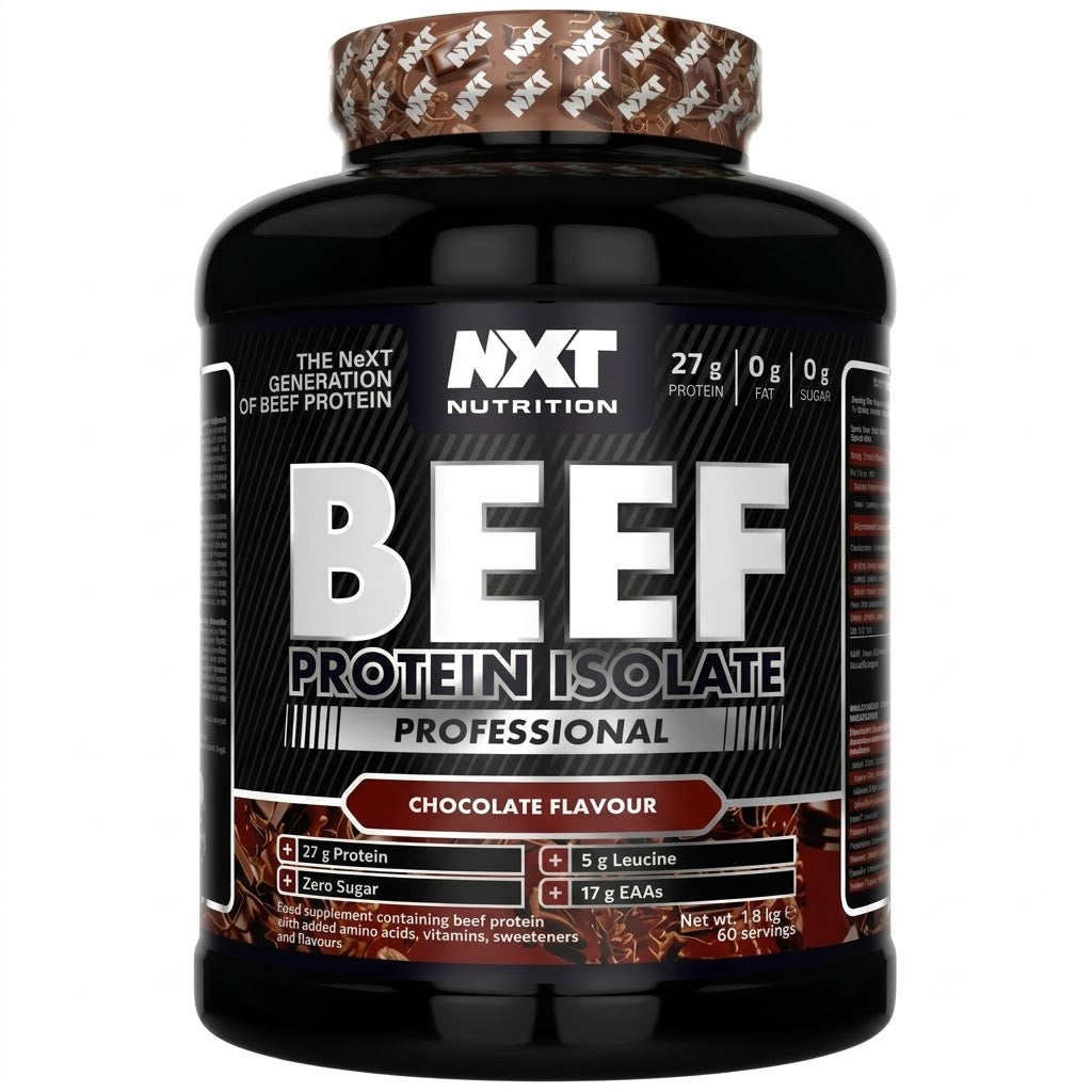 NXT Nutrition Beef Protein Isolate Professional 1.8kg - Pure protein , Potent, and Perfect for Performance NXT Nutrition
