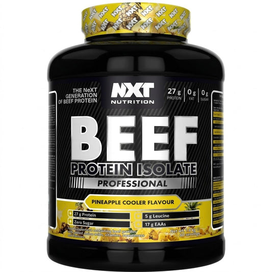 NXT Nutrition Beef Protein Isolate Professional 1.8kg - Pure protein , Potent, and Perfect for Performance NXT Nutrition
