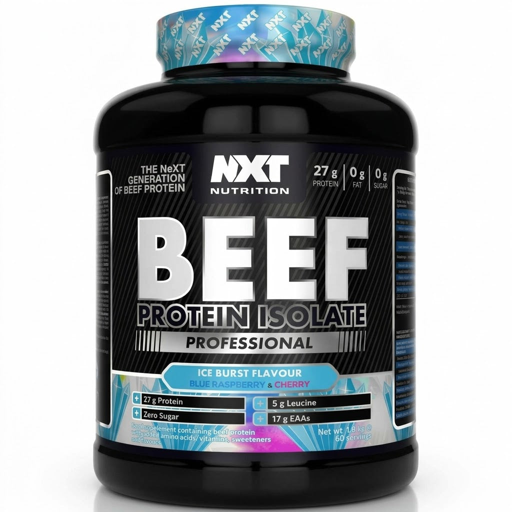 NXT Nutrition Beef Protein Isolate Professional 1.8kg - Pure protein , Potent, and Perfect for Performance NXT Nutrition