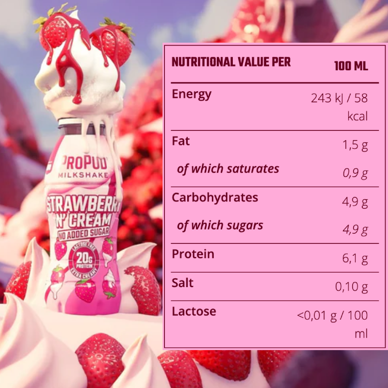 Propud Protein Milkshake 8x330ml: Creamy Chocolate Flavor | High-Protein Shake | UAE Fitness Fuel