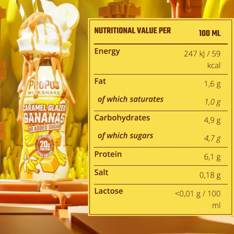 Propud Protein Milkshake 8x330ml: Creamy Chocolate Flavor | High-Protein Shake | UAE Fitness Fuel