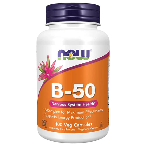 Now B-50 100 veg capsule NOW