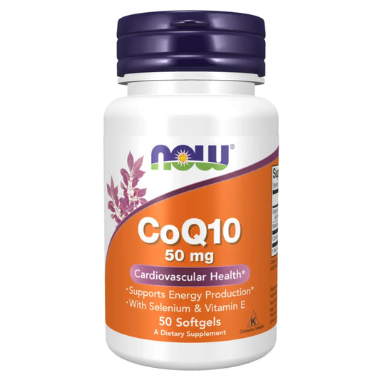 Now Foods Coq10 Vitamin, 100 Mg 50 Softgels NOW