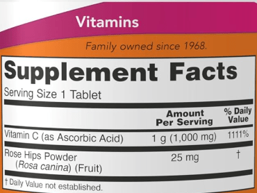 ناو سي-1000 مع ثمر الورد 100 قرص