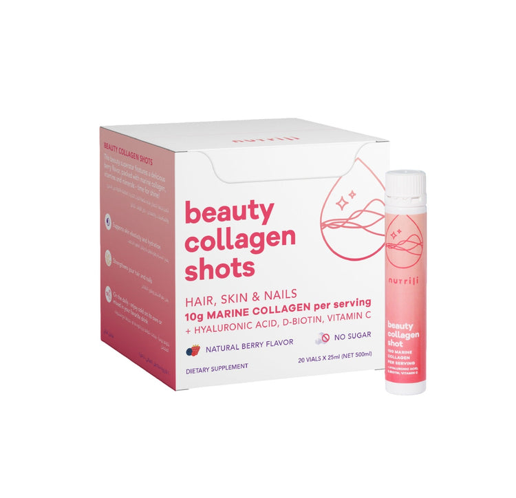 Nutrili Beauty Collagen Natural berry flavor 20x25ml Shots nutrili