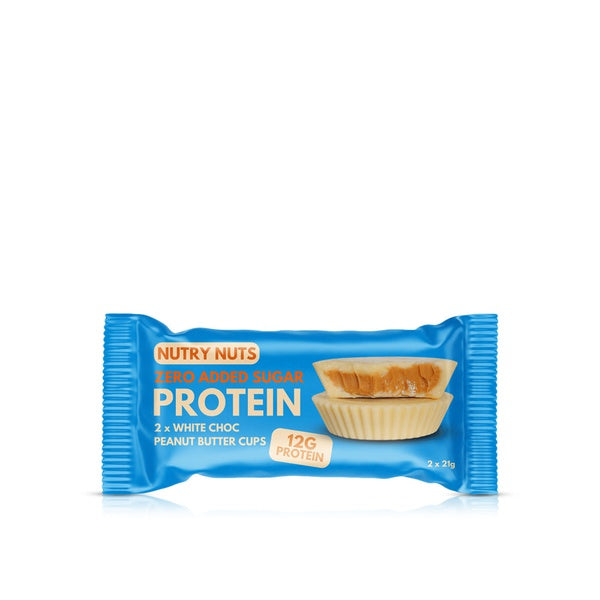 Nutry Nuts Protein Peanut Butter Cups | High Protein Snack | Gluten-Free | No Palm Oil | Delicious Chocolate Treat- 12x42g Nutry Nutz