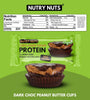 Nutry Nuts Protein Peanut Butter Cups | High Protein Snack | Gluten-Free | No Palm Oil | Delicious Chocolate Treat- 12x42g Nutry Nutz