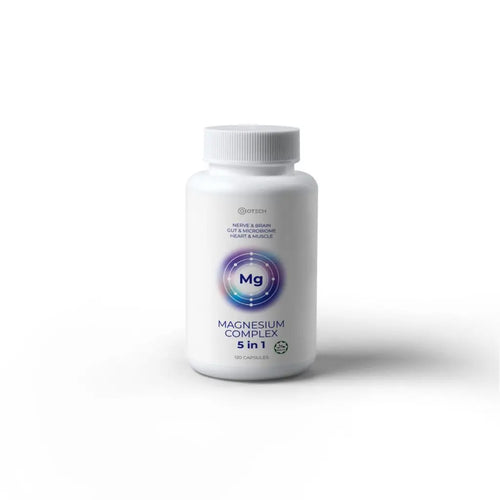 OKOTECH Magnesium Complex 5 in 1 – Advanced Daily Magnesium Support 120capsule Puzzle Supps