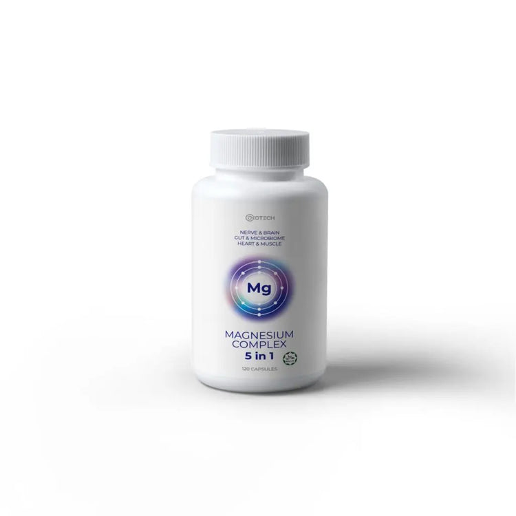 OKOTECH Magnesium Complex 5 in 1 – Advanced Daily Magnesium Support 120capsule Puzzle Supps