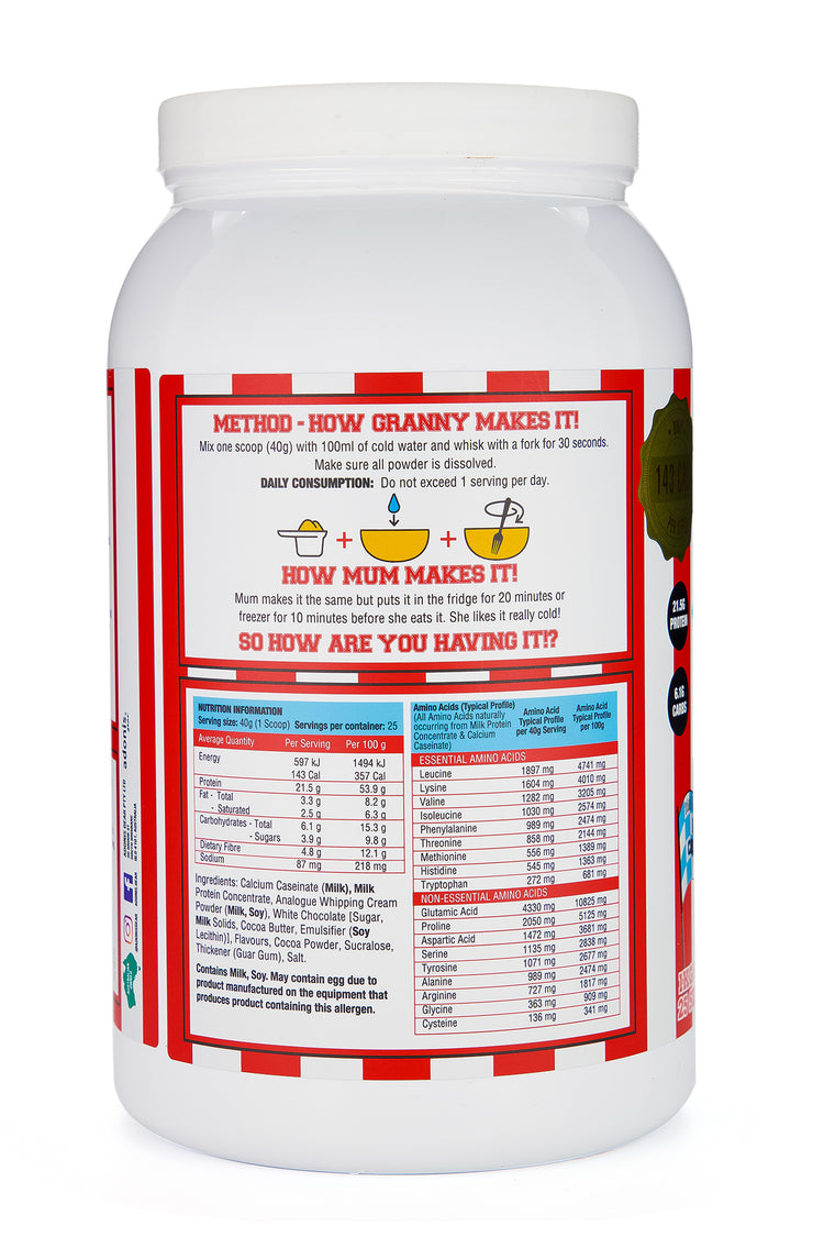 Adonis Protein Cookie Dough - Irresistible Taste, Guilt-Free Goodness, High Protein (1kg)