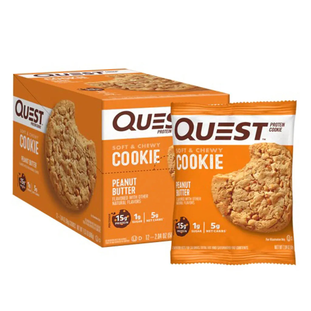 Quest Nutrition Protein Cookie Peanut Butter Flavor (12x58g) 696g Quest Nutrition