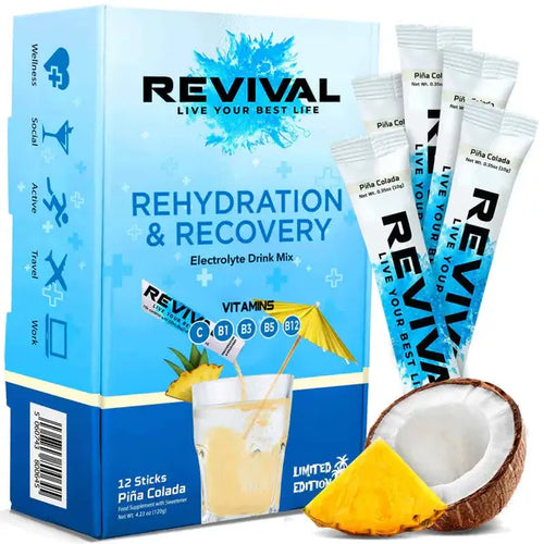 Revival Rapid Rehydration Electrolytes Powder - Supplement Drink - 30 Pack Revival