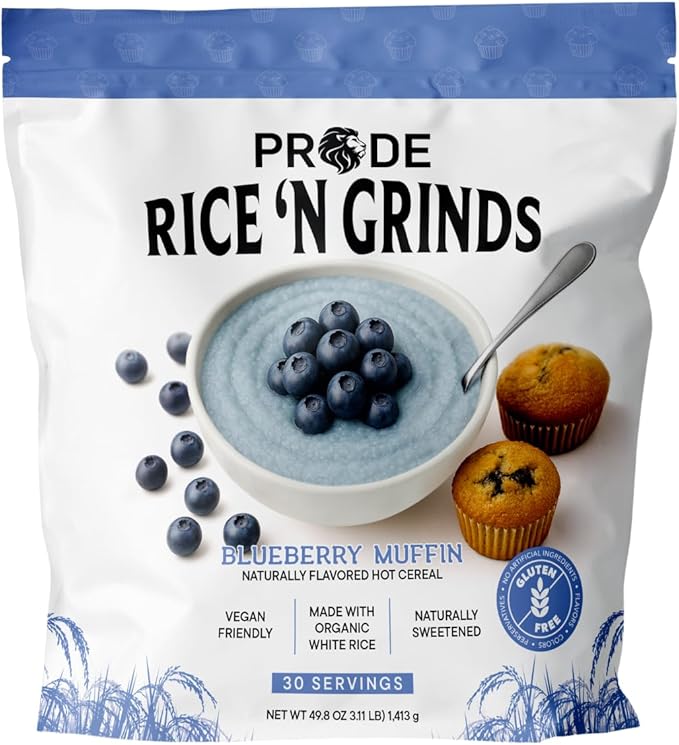 Pride Food Rice ‘N Grinds – Wholesome Natural Hot Rice Cereal 591.6g Pride