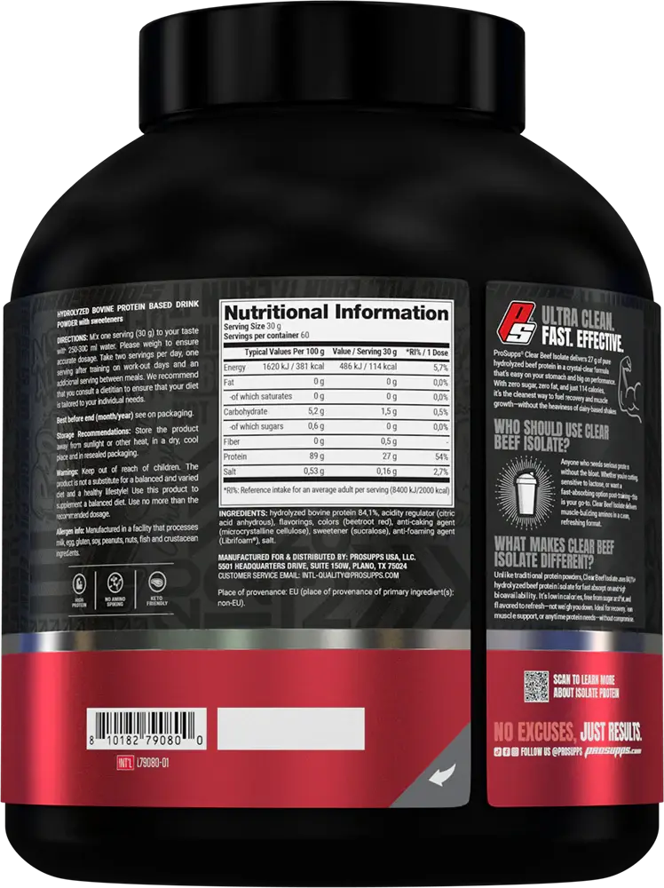 ProSupps Beef Isolate - 1814 g ProSupps
