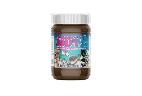 Professor Nutz Peanut Butter – World's Lowest Calorie Peanut Butter, High Protein- 352g Professor Nutz