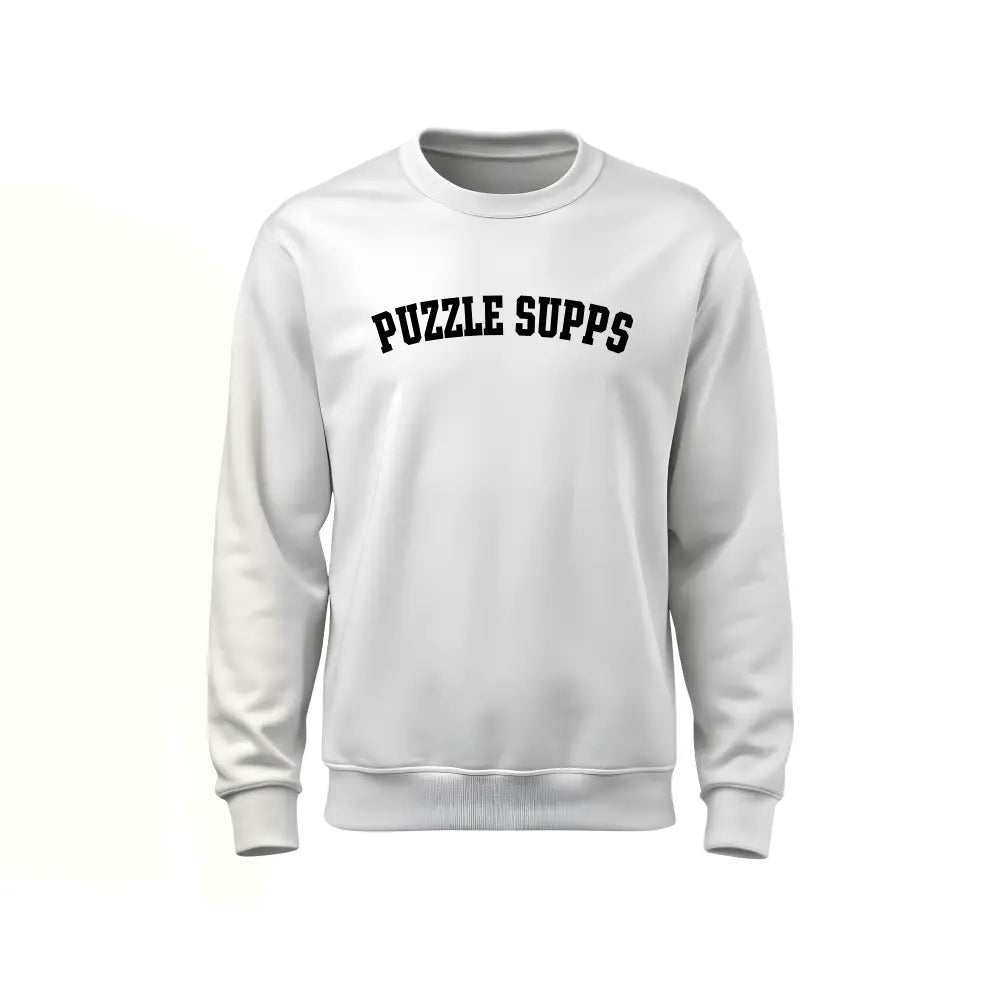 Puzzle Supps Sweatshirt – Premium Fleece Unisex Sweater Puzzle Supps