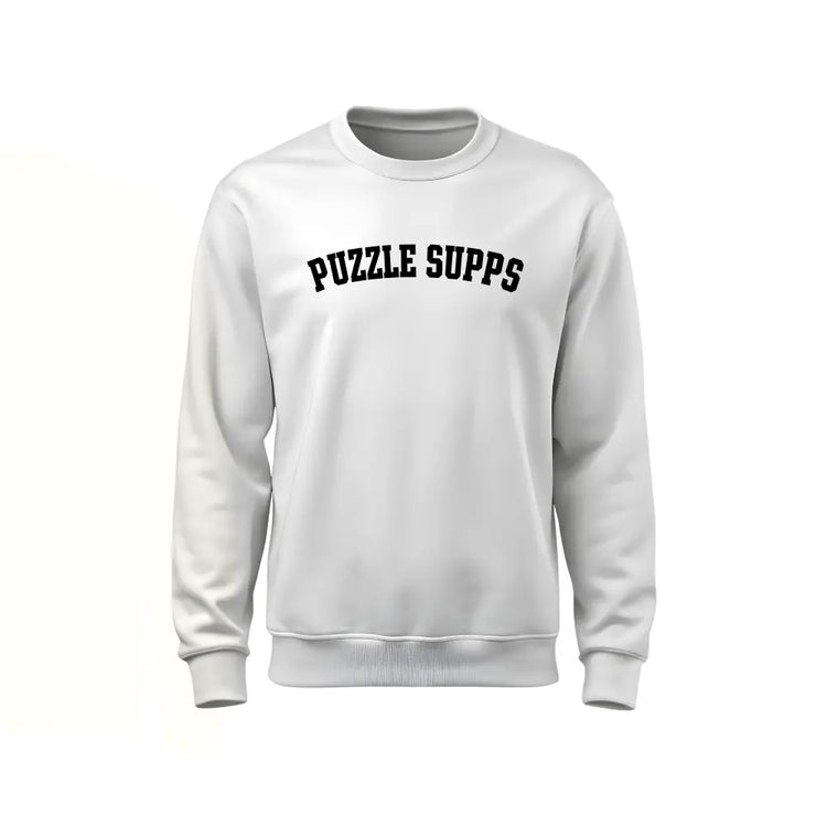 Puzzle Supps Sweatshirt – Premium Fleece Unisex Sweater Puzzle Supps