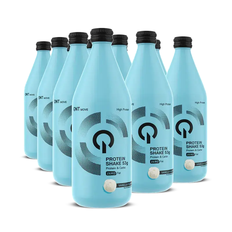 QNT Move protein milk shakes with high protein and carb | zero fat |500ml QNT Move