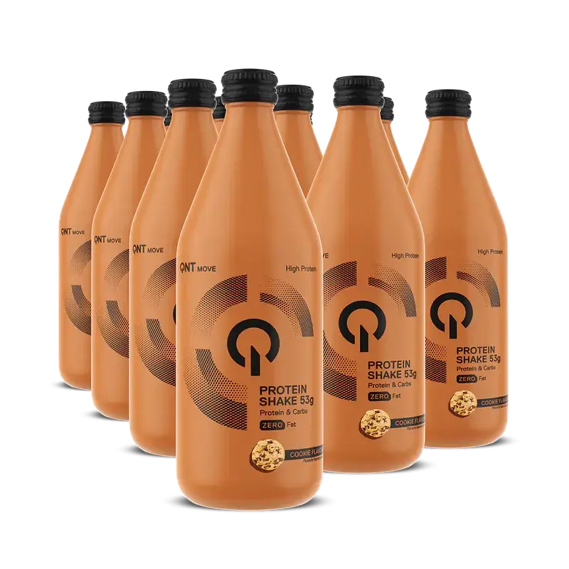 QNT Move protein milk shakes with high protein and carb | zero fat |500ml QNT Move