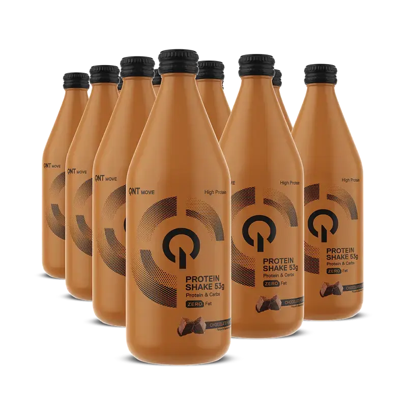 QNT Move protein milk shakes with high protein and carb | zero fat |500ml QNT Move