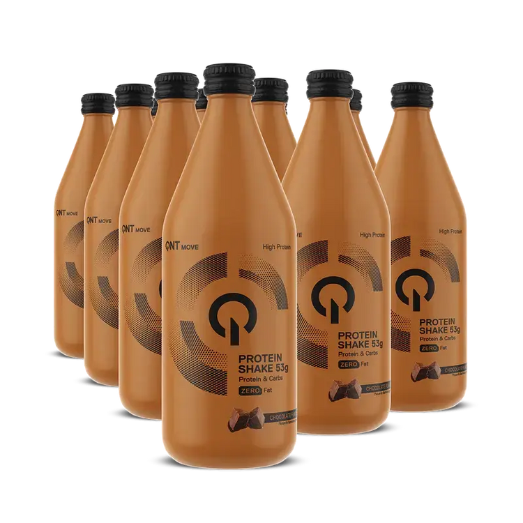 QNT Move protein milk shakes with high protein and carb | zero fat |500ml QNT Move