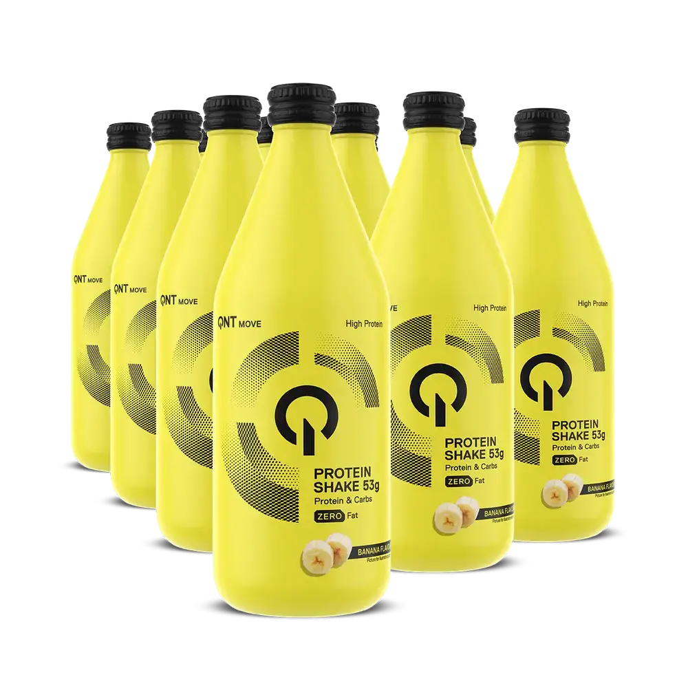 QNT Move protein milk shakes with high protein and carb | zero fat |500ml QNT Move