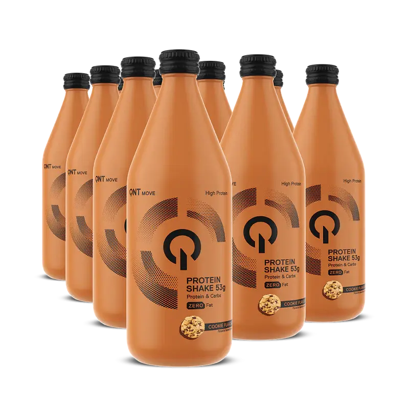 QNT Move protein milk shakes with high protein and carb | zero fat |500ml QNT Move