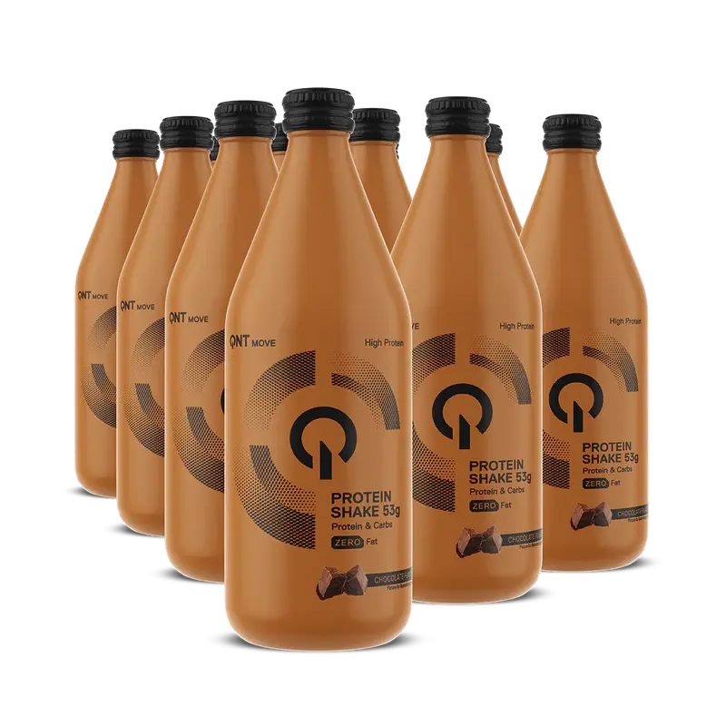 QNT Move protein milk shakes with high protein and carb | zero fat |500ml QNT Move