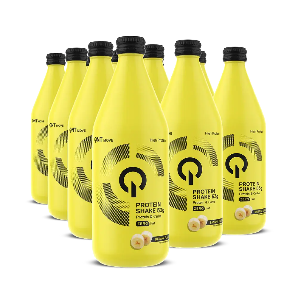QNT Move protein milk shakes with high protein and carb | zero fat |500ml QNT Move