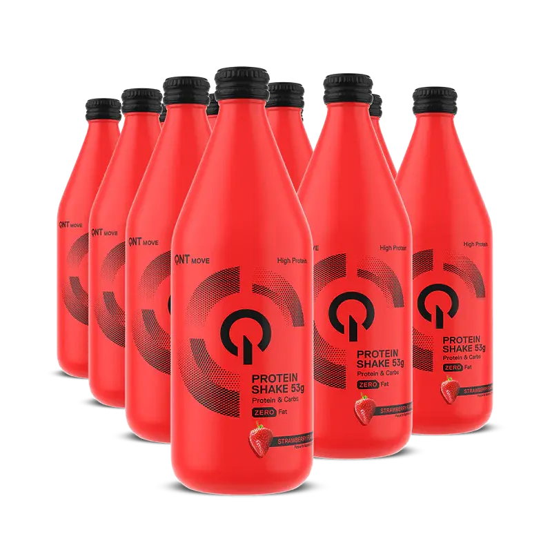 QNT Move protein milk shakes with high protein and carb | zero fat |500ml QNT Move