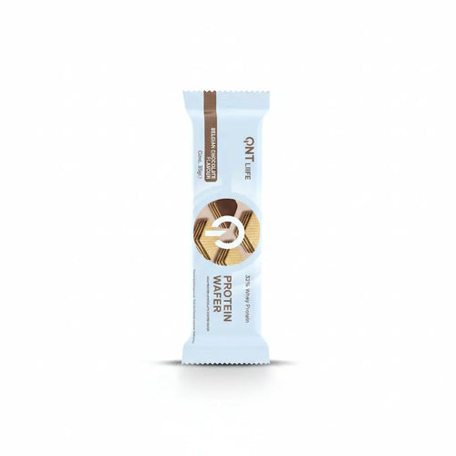 QNT Protein Wafer Bar – Belgian Chocolate Flavor -High‑Protein Snack Puzzle Supps