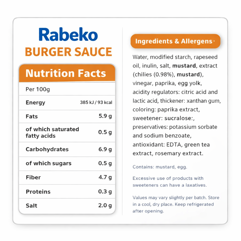 Rabeko Zero Sauces – Low‑Calorie, Sugar‑Free Gourmet Sauces Rabeko