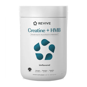 Revive Creatine + HMB 393gm | Clinically Dosed for Muscle Retention & Performance 462g Puzzle Supps