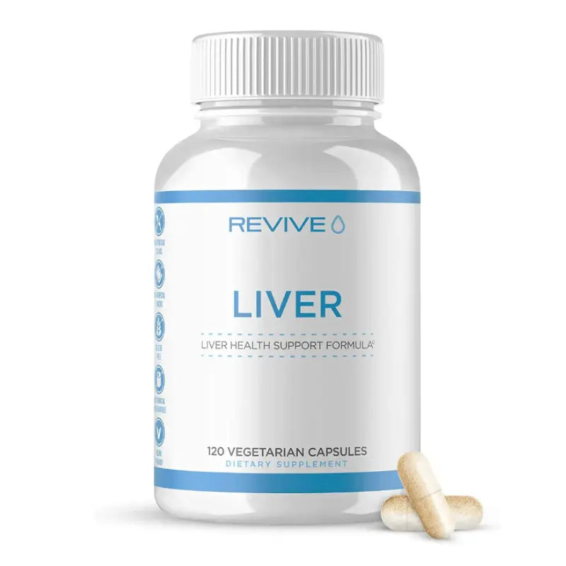 Revive Liver Support Supplement- Detoxification & Bile Flow - 120 Veg Capsules Revive