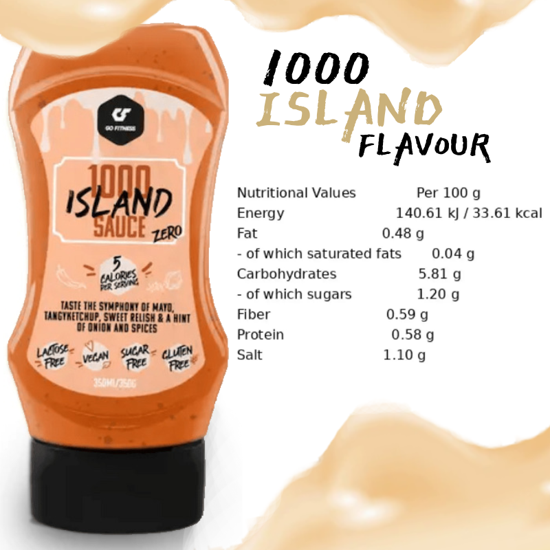 صلصة جو فيتنس زيرو - نكهة خالية من الشعور بالذنب مع كل وجبة - 350 جرام