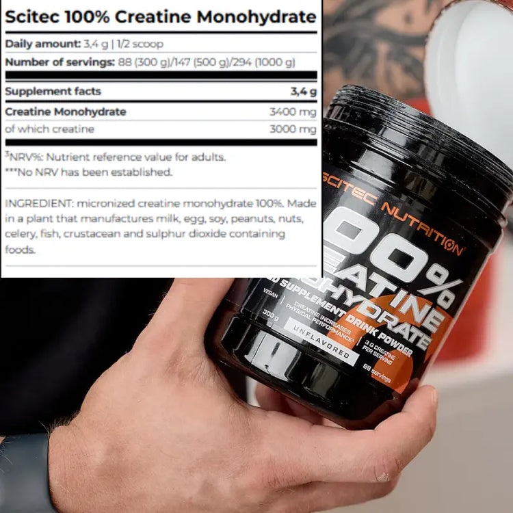 Scitec Creatine Monohydrate 300g Scitec Nutrition